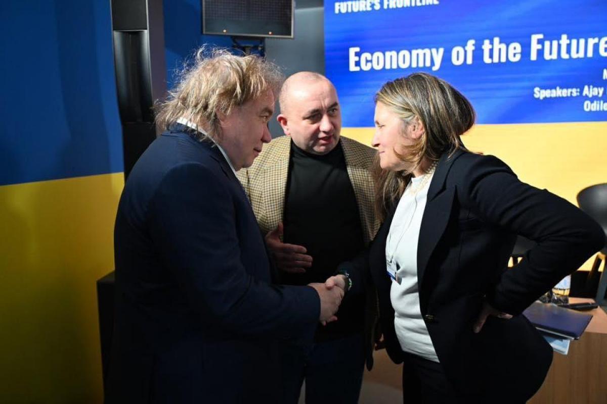 Сергій Тарасов у Давосі обговорив з Христею Фріланд тиск на український бізнес